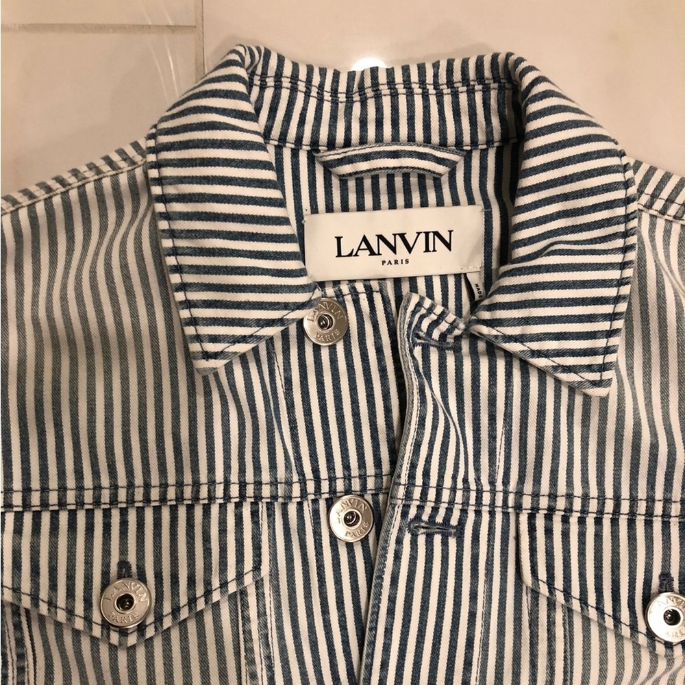 Lanvin SS 2021 Denim Jacket SZ 48 (M) - Runway Piece